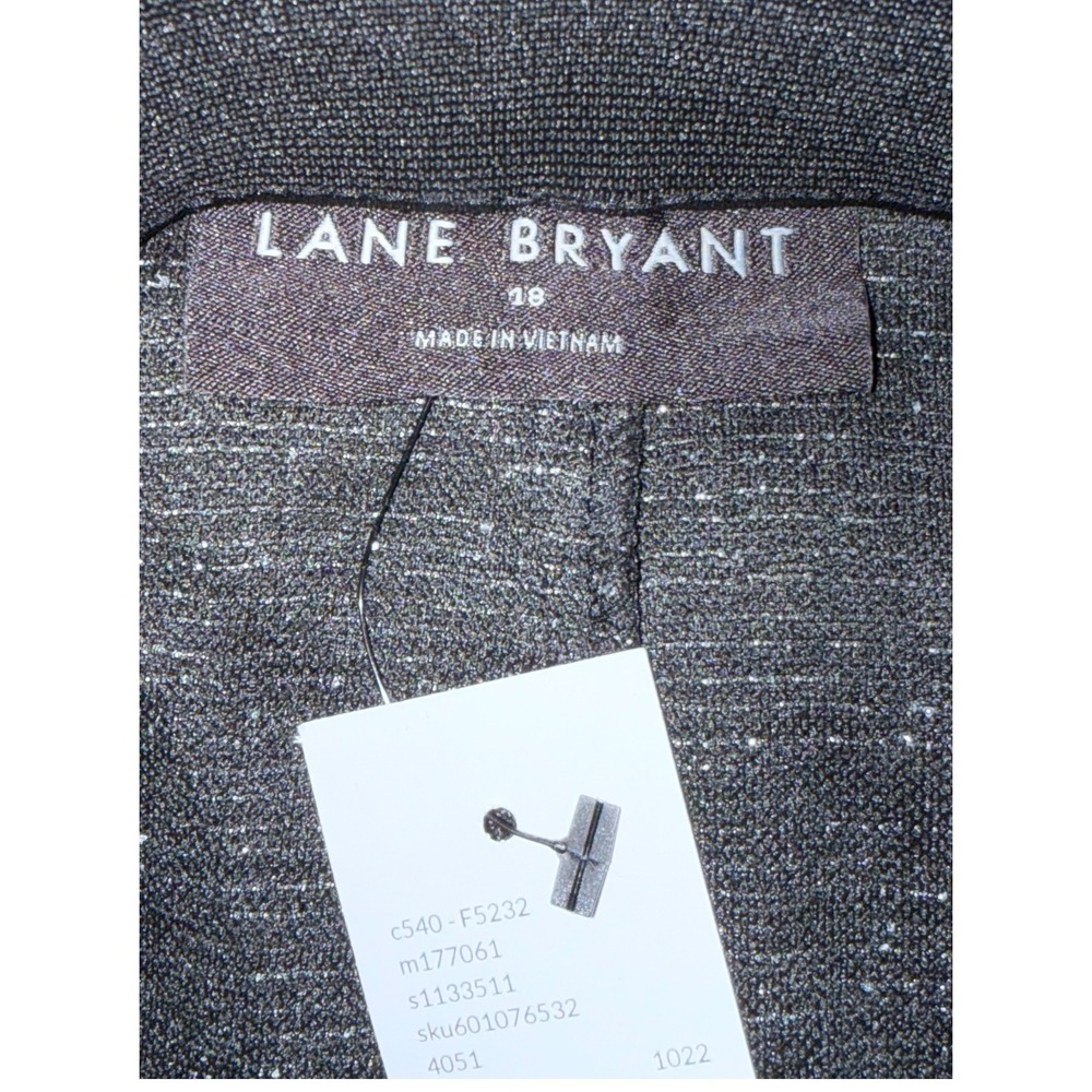 Brand New Lane Bryant Black Tweed Mini Skirt Womens Size 18 Office Career Event - Picture 15 of 16